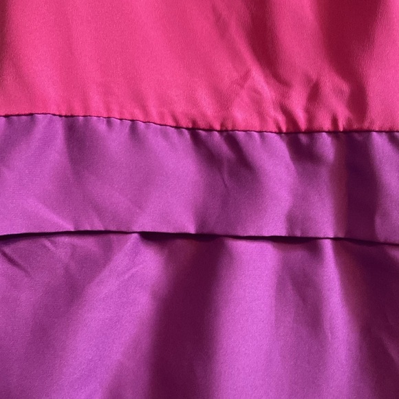 New York & Company Color-block Dolman Ruffle Sleeve Midi Dress - Picture 12 of 13